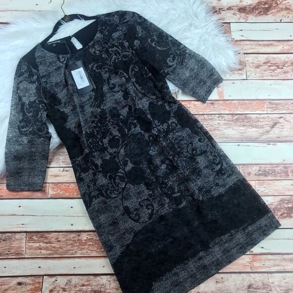 La Fee Maraboutee floral laced little black‎ dress - Picture 1 of 7